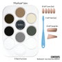 Panpastel Set de 7 couleurs de modélisme (Weathering - Greys, Grime & Soot)