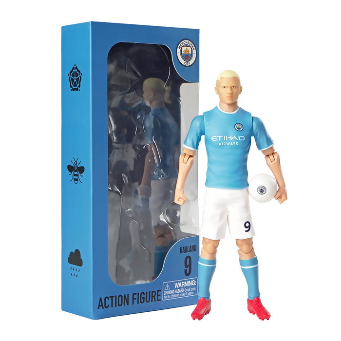 Banbo Toys - Figurine articulée Erling Haaland - Manchester City - PVC - 20 cm - Collection football Banbo Toys - Figurine articulée Erling Haaland - Manchester City - PVC - 20 cm - Collection football