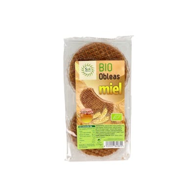 SOLNATURAL OBLEAS con miel 175gr. BIO SOLNATURAL OBLEAS con miel 175gr. BIO