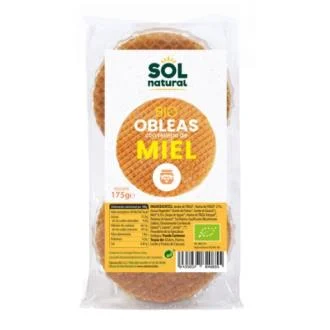 SOLNATURAL Obleas Con Miel 175Gr. Bio SOLNATURAL Obleas Con Miel 175Gr. Bio