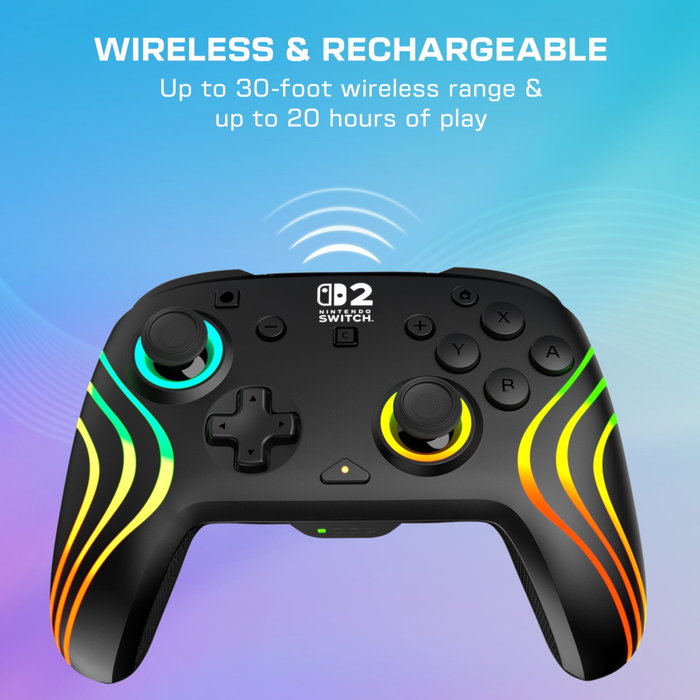 Turtle Beach Afterglow Wave - Manette de jeu RGB sans fil - Noir
