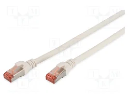 DIGITUS Cordon de raccordement Cat 6 S/FTP RJ45 3m blanc