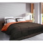 Toison D'Or Couette Calgary Brun & Corail 140 x 200 cm