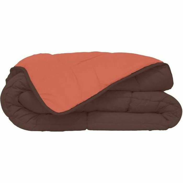 Toison D'Or Couette Calgary Brun & Corail 140 x 200 cm Toison D'Or Couette Calgary Brun & Corail 140 x 200 cm