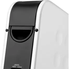 Sencor SCF 2100WH Radiateur électrique mobile 2000 W Blanc - 3 niveaux de chauffage, minuterie 24h, thermostat réglable - Chauffage jusqu'à 25m²