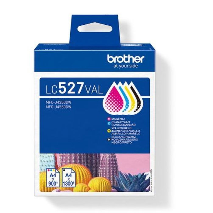 Brother LC527VAL Multipack de 4 cartouches d'encre (BK/C/M/Y) en haute capacité