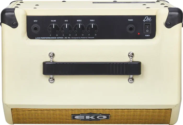 EKO AC15 Amplificateur Acoustique Combo 15W - 1 x 6.5 Pouces - Guitare Acoustique Électrique