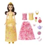 Disney Princess - Belle et ses tenues - Poupée Belle avec 2 tenues et 7 accessoires - Modèle JFJ82