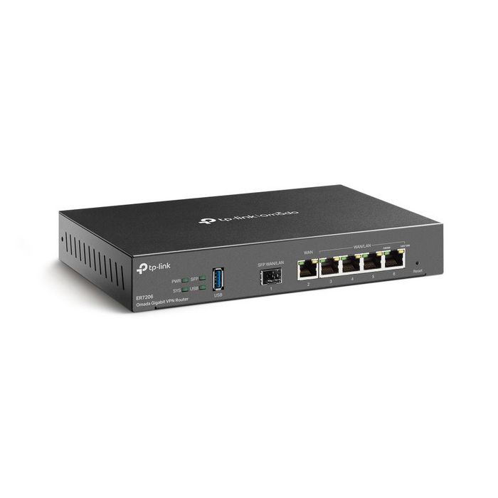 Omada ER7206 Routeur VPN Gigabit avec gestion SDN et 5 ports WAN Omada ER7206 Routeur VPN Gigabit avec gestion SDN et 5 ports WAN