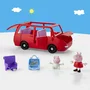 Hasbro Peppa Pig La grande voiture familiale rouge avec 2 figurines