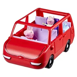 Hasbro - Peppa Pig - La Grande Voiture Familiale - Coffret Jouet avec Véhicule et 2 Figurines - Pour Filles et Garçons dès 3 Ans