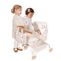 DeCuevas Poussette de Poupée Verona 86078 - Avec Sac à Main, Manche Confortable et Roues Silencieuses, Pour Enfants 3 Ans et Plus