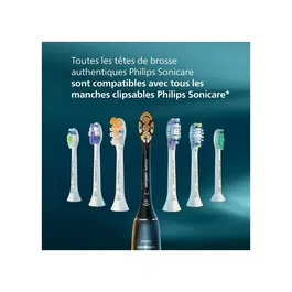 Philips HX9054/88 Lot de 4 têtes de brosse G3 pour Sonicare - Pack de 4 unités