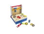 Color Baby - Banc de outils en bois pliable 30 x 30 x 30 cm