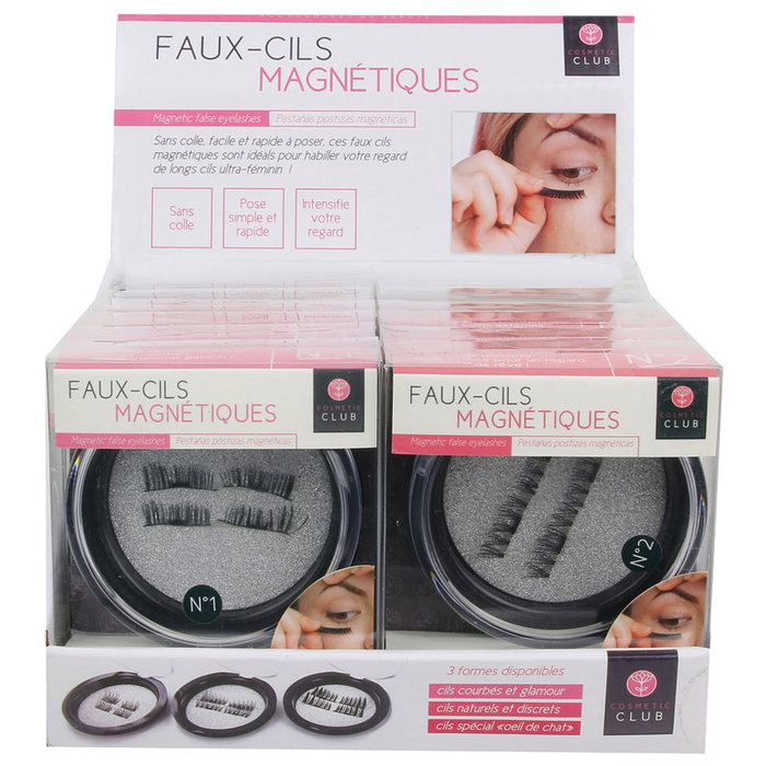 Cosmetic Club Pestañas Postizas Magnéticas - 4 Modèles Assortis Cosmetic Club Pestañas Postizas Magnéticas - 4 Modèles Assortis