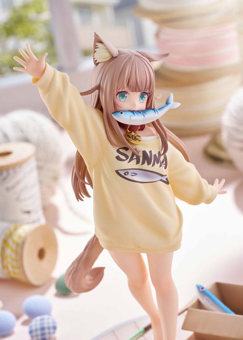 Golden Head My Cat Is a Kawaii Girl Kinako Play With Ver. Statuette 1/6 AmiAmi Limited Edition