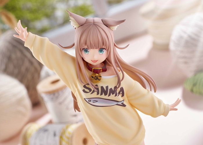 Golden Head My Cat Is a Kawaii Girl Kinako Play With Ver. Statuette 1/6 AmiAmi Limited Edition