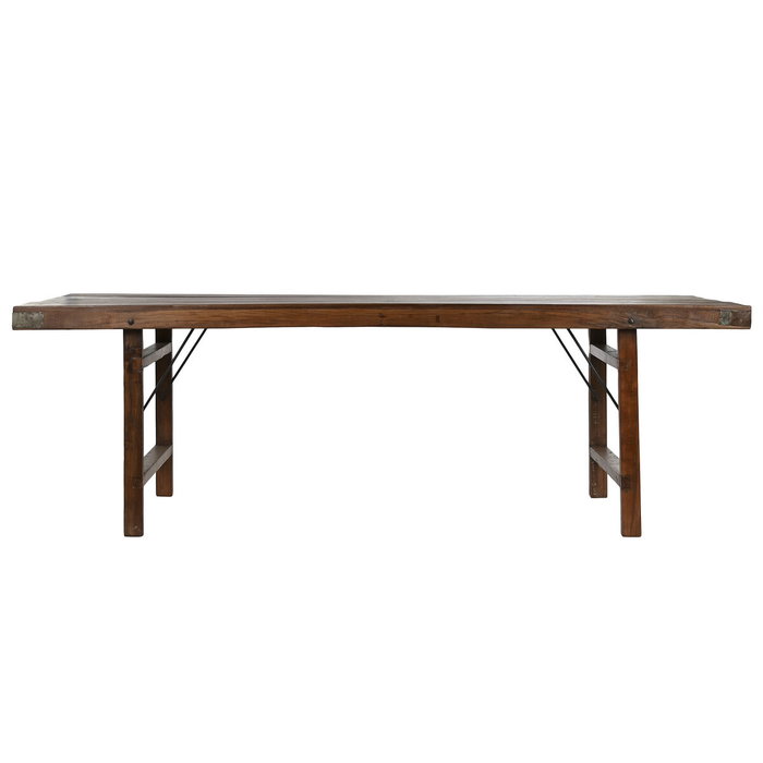 Table Piable Home ESPRIT Naturel Bois Recyclé 240 x 90 x 77 cm