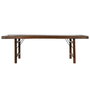 Table Piable Home ESPRIT Naturel Bois Recyclé 240 x 90 x 77 cm