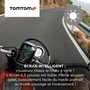 TomTom GPS Moto Rider 550 - Navigateur moto avec écran tactile 4,3 pouces, cartes du monde, trafic en temps réel, alertes de danger et appels mains libres