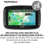 TomTom GPS Moto Rider 550 - Navigateur moto avec écran tactile 4,3 pouces, cartes du monde, trafic en temps réel, alertes de danger et appels mains libres