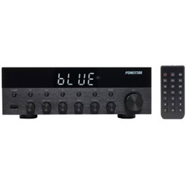 Fonestar AS-1515 Amplificateur Stéréo Hi-Fi Bluetooth USB MP3 Radio FM avec Récepteur et Télécommande
