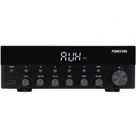 Fonestar AS-1515 Amplificateur stéréo Hi-Fi Bluetooth, USB et Radio FM