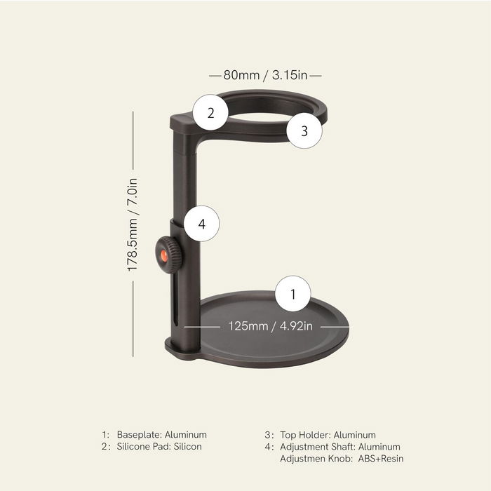 Support universel Outin NANO Noir