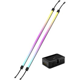 Corsair Kit d'éclairage LED iCUE LINK LS430 Aurora RGB, Double Pack, Noir