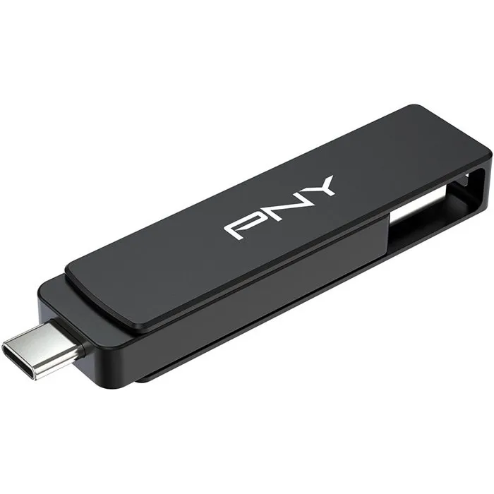 PNY DUO LINK V3 Clé USB 3.2 1 To OTG avec connecteurs Type-C et Type-A, vitesses jusqu'à 1000 Mo/s