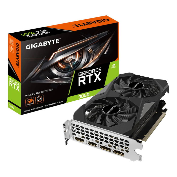 Carte Graphique Gigabyte GV-N3050WF2OCV2-6GD Nvidia GeForce RTX 3050 6 GB GDDR6