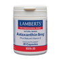 Lamberts Astaxanthine 8 mg avec Vitamine E naturelle, 30 capsules