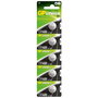 GP Batteries - Piles bouton lithium CR1620, Lot de 5, 10 ans de durée de conservation, Pour calculatrices, jouets et systèmes d'entrée sans clé