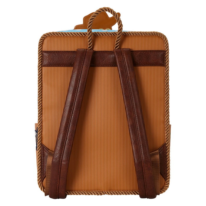 Loungefly Sac à dos Woody 30th Anniversary Toy Story Disney Pixar 28 cm en cuir synthétique avec son et effet brillant dans le noir