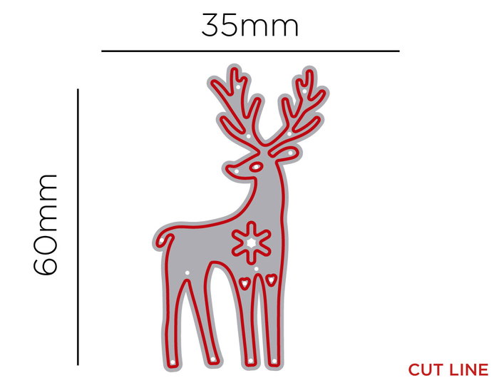 Misskuty Troquel fin ZAG Noël renne