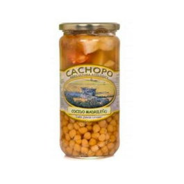 CACHOPO - Cocido Madrileño Bio 720g - Plat Traditionnel 100% Naturel, Sans Colorants ni Conservateurs