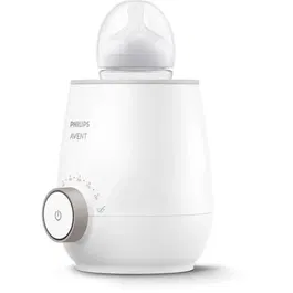 Philips Avent Chauffe-biberon Électrique - Technologie Bain Marie - Réchauffage Uniforme en 3 min - Minuterie et Arrêt Automatique - Compatible Tous Biberons