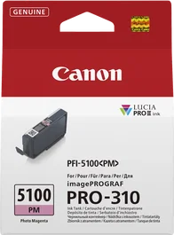 Canon 6957C001 Cartouche d'encre magenta photo PFI-5100pm 14ml