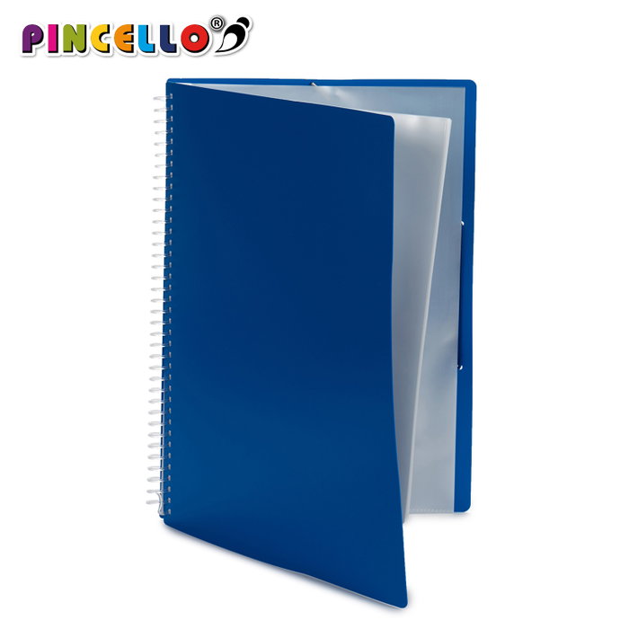 Pincello Classeur à anneaux 30 pochettes avec pochette assortie, 2x33,5x25 cm (Set de 24)