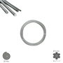 WOLFPACK LINEA PROFESIONAL Câble en acier galvanisé 4 mm, 25 m