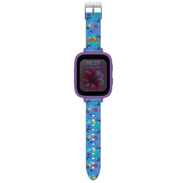 LEXIBOOK Montre intelligente Stitch avec caméra et carte mémoire 8 Go