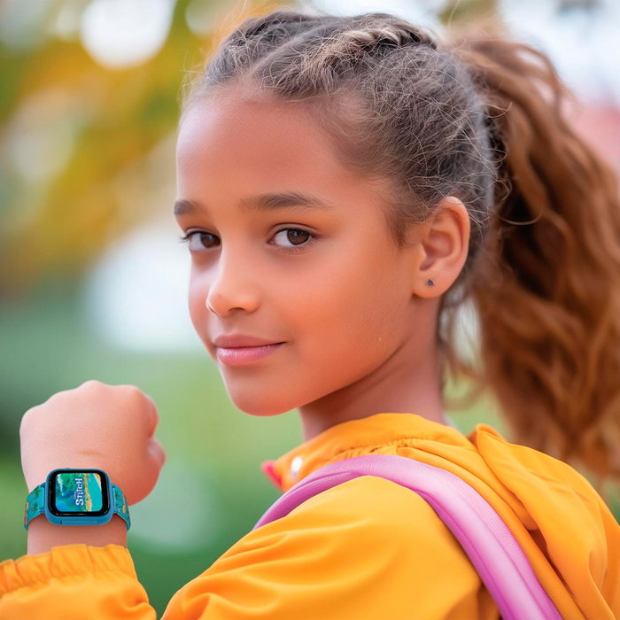 Lexibook Montre Caméra pour Enfant Disney Stitch DMW070D - Écran Tactile avec Appareil Photo 720p, MP3, Podomètre, Dictaphone, Lampe Torche