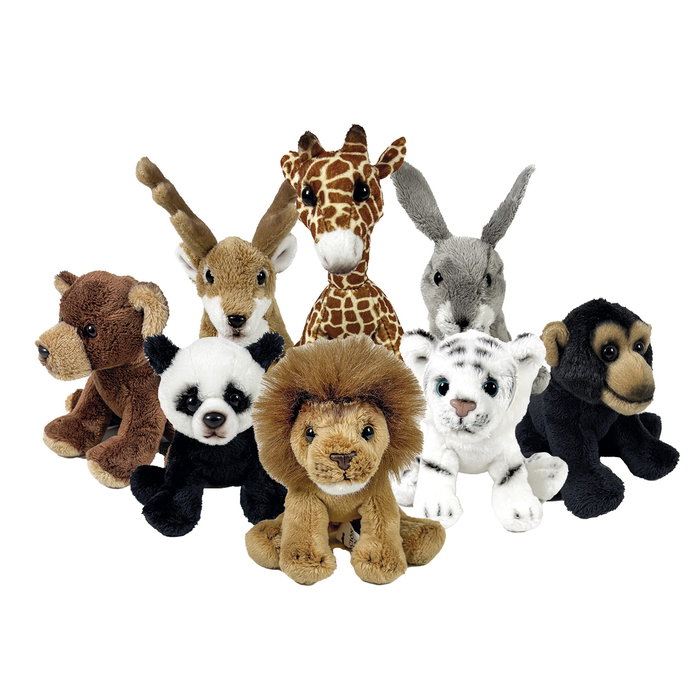 DEQUBE Peluche Bocalan Savane Assorti 12 cm Présentoir - Multilingue Dès la Naissance 939D00263 DEQUBE Peluche Bocalan Savane Assorti 12 cm Présentoir - Multilingue Dès la Naissance 939D00263