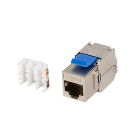 Lanberg Connecteur Keystone RJ-45 Cat.6 S/FTP Toolless avec blindage métallique pour câble AWG 22-24