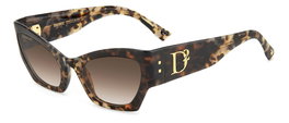 Dsquared2 D2-0132-S-ACI Lunettes de soleil marron pour femme