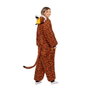 My Other Me Déguisement Tigre Adulte Pyjama Kigurumi avec Capuche et Queue, Taille M, Orange