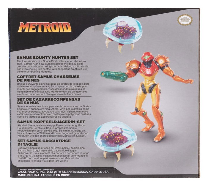 Jakks Pacific World of Nintendo pack de 3 figurines Metroid Samus Bounty Hunter 6 cm Jakks Pacific World of Nintendo pack de 3 figurines Metroid Samus Bounty Hunter 6 cm