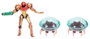 Jakks Pacific World of Nintendo pack de 3 figurines Metroid Samus Bounty Hunter 6 cm