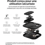 Belkin Socle de Recharge 3-en-1 Qi2 Noir - Chargeur sans fil pour smartphone, montres intelligentes et écouteurs