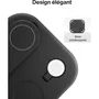Belkin Socle de Recharge 3-en-1 Qi2 Noir - Chargeur sans fil pour smartphone, montres intelligentes et écouteurs